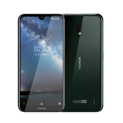 Official Nokia Xpress On Cover Case for Nokia 2.2 - Dark Green