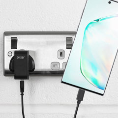 Olixar High Power Samsung Note 10 Plus Wall Charger & 1m USB-C Cable