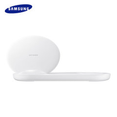 Cargador Inalámbrico Duo Oficial Note 10 - Carga Rápida - Blanco