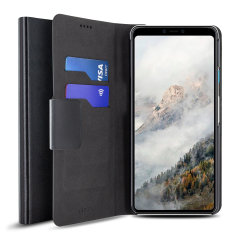 Olixar Leather-Style Google Pixel 4 XL Wallet Case - Black