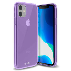 Coque iPhone 11 Olixar FlexiShield en gel – Violet