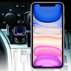 Olixar High Power iPhone 11 Lightning Car Charger