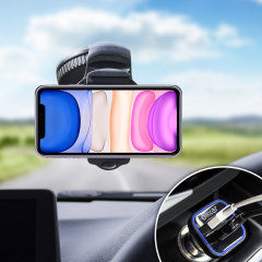 Olixar DriveTime iPhone 11 Car Holder, Cable & Charger In-Car Pack