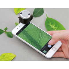 This smartphone microscope captures clear images from microscopic organs for fun and educational purpose. This is a new way of looking at the new technological world as you can transform your smartphone into a microscope.