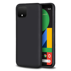 Olixar Soft Silicone Google Pixel 4 XL Case - Black