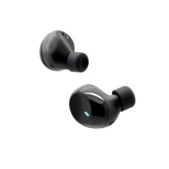 Advanced Sound Model X is a pair of true wireless earbuds - there are no wires connecting left and right side earbuds, as well as the connection to your music source device. 
