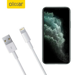 Câble Lightning vers USB iPhone 11 Pro Max Olixar – Blanc