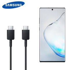The Official Samsung Note 10 Plus Dual USB-C Power Delivery Cable in black is made form the highest quality materials & standards. This cable is power delivery compatible allowing you to charge ultra fast, control direction & safety surge. 