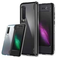 Protect your Samsung Galaxy Fold with the unique Ultra Hybrid clear bumper from Spigen. Complete with a clear back and air cushion technology to show off and protect your Samsung Galaxy Fold, modern folding design.