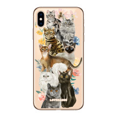 LoveCases iPhone XS Max Gel Case - Cats