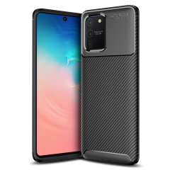 Olixar Carbon Fibre Samsung Galaxy S10 Lite Case - Black