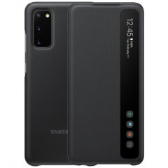 Oficial Samsung Galaxy S20 Clear View Cover - Negro
