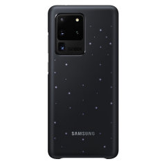 Oficial Galaxy Samsung S20 Ultra caso de la cubierta del LED - Negro