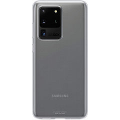 Offisielle Clear Cover Samsung Galaxy S20 Ultra Deksel - Gjennomsiktig