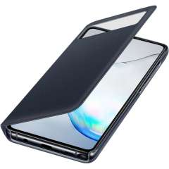 Funda Oficial Samsung Galaxy Note 10 Lite S-View Flip Cover - Negra