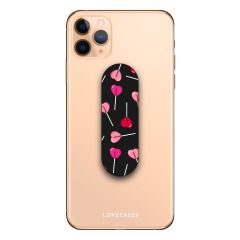 Lovecases Lollypop Phone Grip & Stand - Black