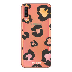 LoveCases Samsung Galaxy A70 Gel Case - Colourful Leopard