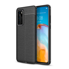 Olixar Attache Huawei P40 Leather-Style Protective Case - Black