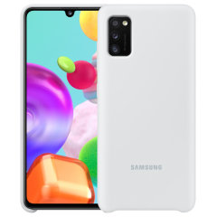 Official Samsung Galaxy A41 Silicone Cover Case - White