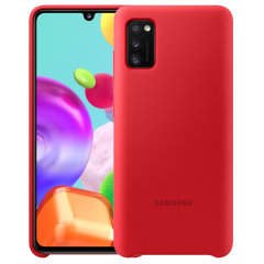 Official Samsung Galaxy A41 Silicone Cover Case - Red