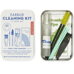 Kikkerland Earbuds Universal Cleaning Kit - 11 Piece Set