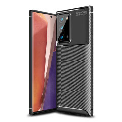 Olixar Carbon Fibre Samsung Galaxy Note 20 Case - Black
