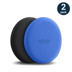 Olixar Microfibre Soft Cleaning Pads - 2 Pack - Black & Blue