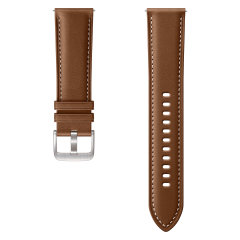 Official Samsung Watch Stitch Leather 22mm Strap - Brown