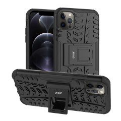 Olixar ArmourDillo iPhone 12 Pro Protective Case - Black