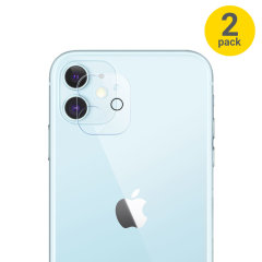 Olixar iPhone 12 mini Tempered Glass Camera Protector - Twin Pack