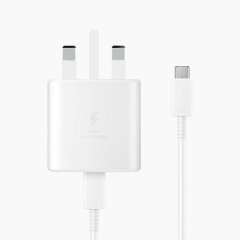 Official Samsung Note 20 45W Fast Wall Charger - UK Plug - White
