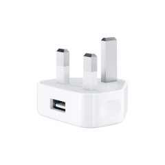 Official Apple UK Plug 5W USB Mains Charger - White