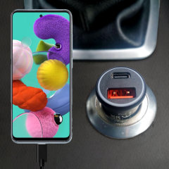 Olixar Samsung Galaxy A51 Car Charger With USB-C PD & QC 3.0 - 38W
