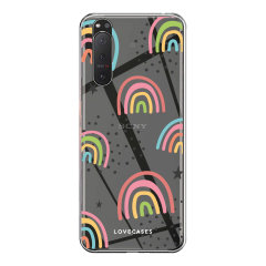 LoveCases Sony Xperia 5 II Gel Case - Abstract Rainbow