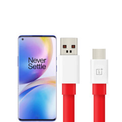 Official OnePlus 8 Pro Warp Charge USB-C Charging Cable 1m - Red