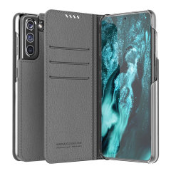 Araree Charcoal Grey Mustang Diary Case - For Samsung Galaxy S21 Plus