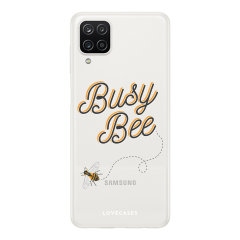 LoveCases Samsung Galaxy A12 Gel Case - Bee Happy