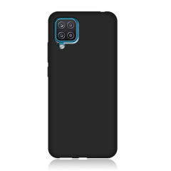 Samsung Galaxy A12 Slim TPU Protective Case - Matte Black