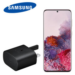 Official Samsung Galaxy S20 25W PD USB-C Charger - Black