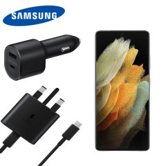 Official Samsung 60W USB-C PD Ultimate Super Fast Charging Bundle - For Samsung Galaxy S21 Ultra