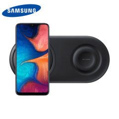 Official Samsung Galaxy A22 Wireless Fast Charging Duo Pad - Black