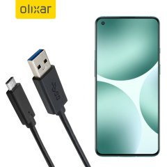 Olixar OnePlus 9 USB-C Charging Cable - 1m - Black