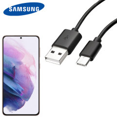 Official Samsung 1.2m Black USB-C Fast Charging Cable - For Samsung Galaxy S21