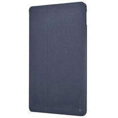 Comma iPad Mini 4 2015 4th Gen. Leather-Style Smart Folio Case - Blue
