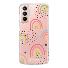 LoveCases Gel Abstract Rainbow Case - For Samsung Galaxy S21 FE