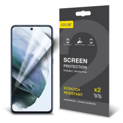 Olixar Film Screen Protectors Twin Pack - For Samsung Galaxy S21 FE