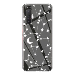 LoveCases Sony Xperia 5 III Gel Case - White Stars And Moons