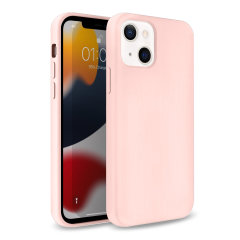 Olixar Soft Silicone Pastel Pink Case - For iPhone 13