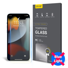 Olixar Anti-Blue Light Glass Screen Protector - For iPhone 13 Pro Max