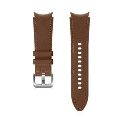 Official Samsung Galaxy Watch 4 Hybrid Leather Strap - 20mm M/L- Camel